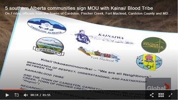 Video Link: https://globalnews.ca/news/10286169/southern-alberta-communities-mutual-interest-agreement/ Click to view on Global News website.